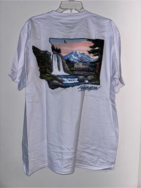 In-n-Out Burger New White Washington T-Shirt Sz XL